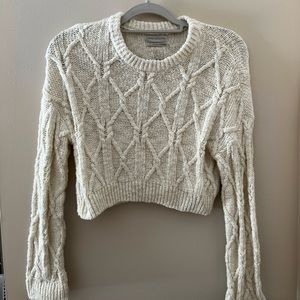 Urban outfittters crop knit sweater